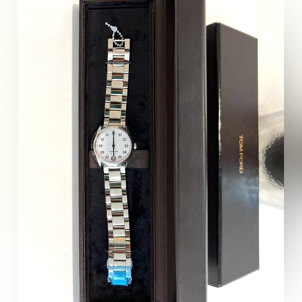 Tom Ford Stainless Steel No. 002 Watch 38mm View 2